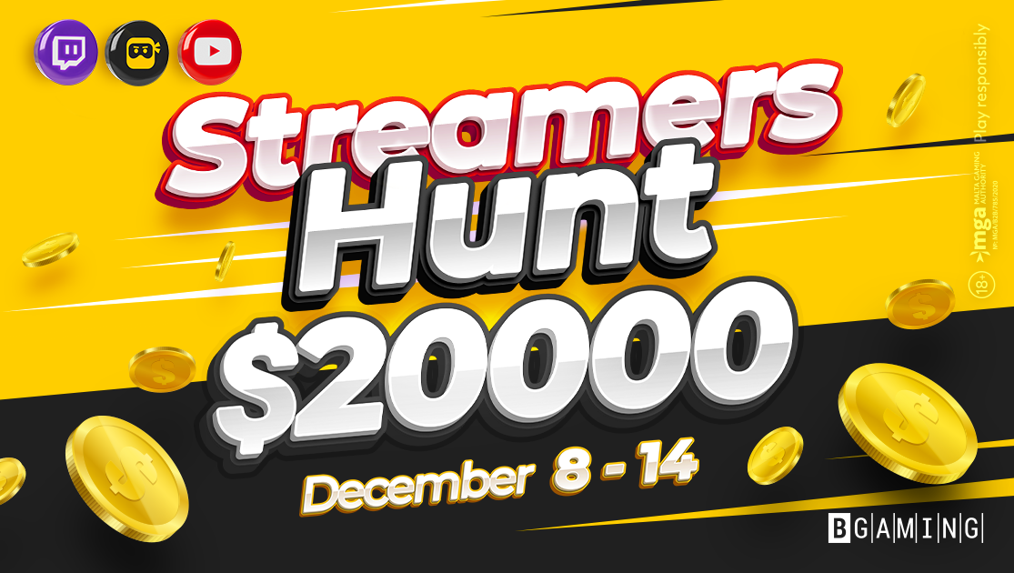 Winners of BGaming's 'Streamers Hunt' Share $20,000 Cash Prize