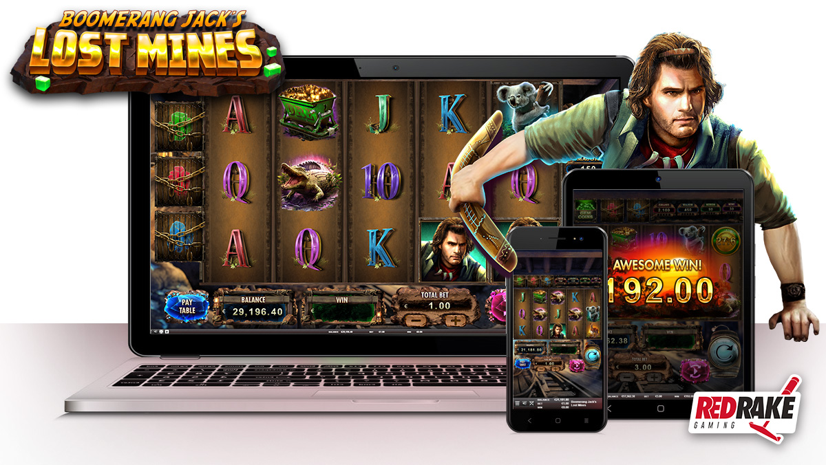 Red Rake Gaming releases “Boomerang Jack’s Lost Mines”, a video slot full of adventures and excitement