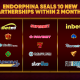 Endorphina seals 10 new partnerships within 2 months!