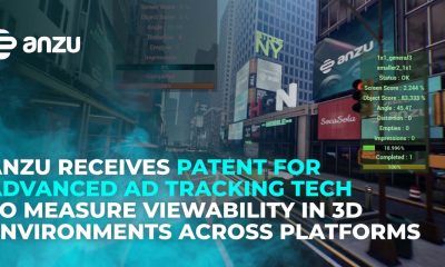 Anzu Granted Patent For Advanced Ad Tracking Tech To Measure Viewability in 3D Environments