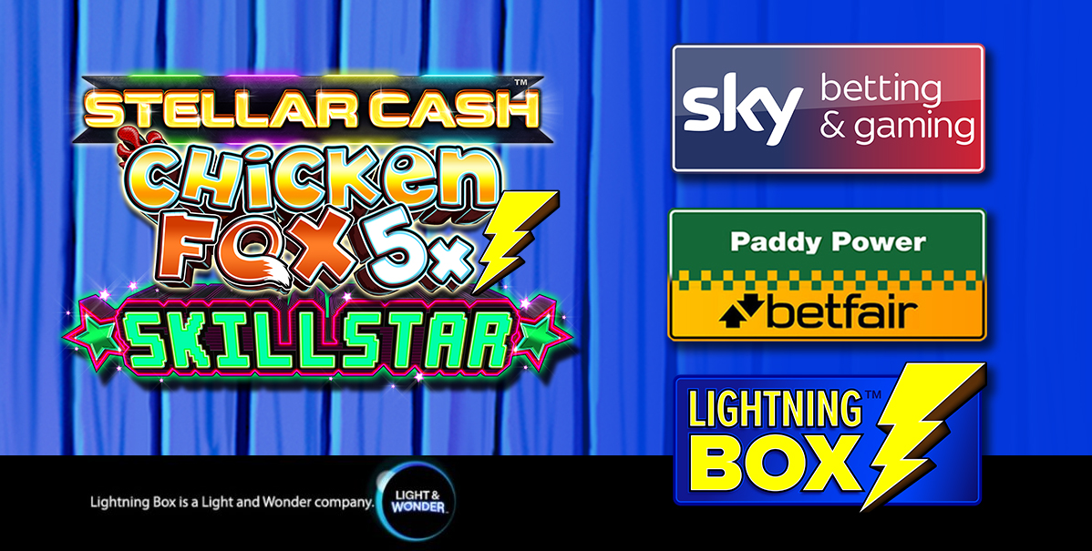 Lightning Box unveils winning combination with Stellar Cash Chicken Fox 5x Skillstar