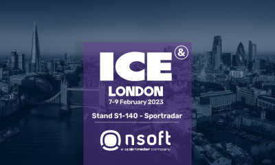 NSoft at ICE London 2023 - Find us at Sportradar stand S1-140