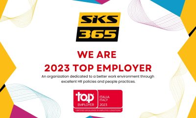 SKS365 is recognized as a Top Employer 2023 in Italy