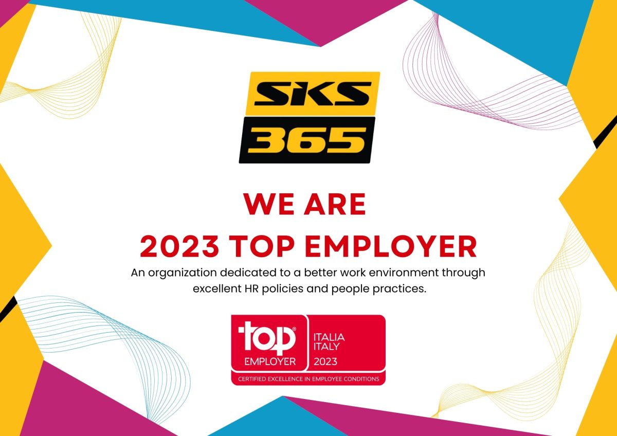 SKS365 is recognized as a Top Employer 2023 in Italy