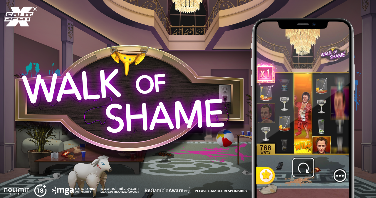 Nolimit City Lets Loose, with ‘Walk Of Shame’ Release.