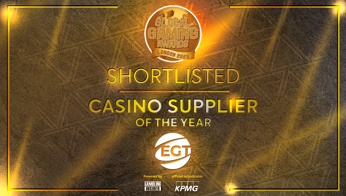 EGT has been shortlisted in Casino Supplier of the year category in GGA London 2023