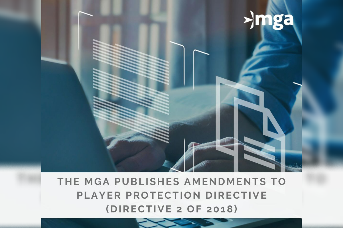 MGA Publishes Amendments to the Player Protection Directive