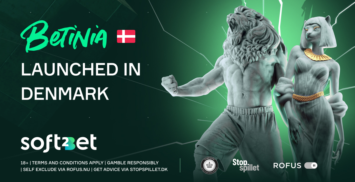 Soft2Bet launches its first brand in Denmark - Betinia