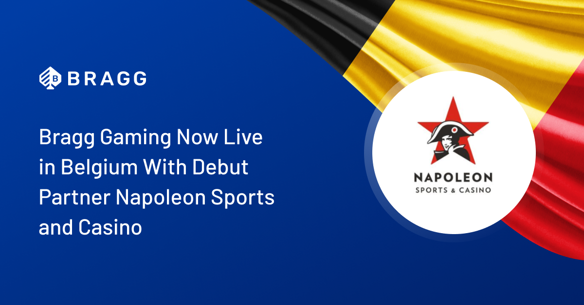 Bragg Gaming Now Live in Belgium with Debut Partner Napoleon Sports and Casino