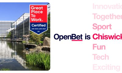 OpenBet’s London hub gains Great Place to Work® recognition