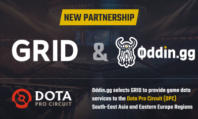 Oddin.gg selects GRID to provide game data services to the Dota Pro Circuit (DPC) South-East Asia and Eastern Europe Regions