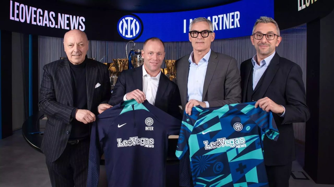 LeoVegas Group launches new global partnership with Inter, branding shirts and boosting visibility internationally