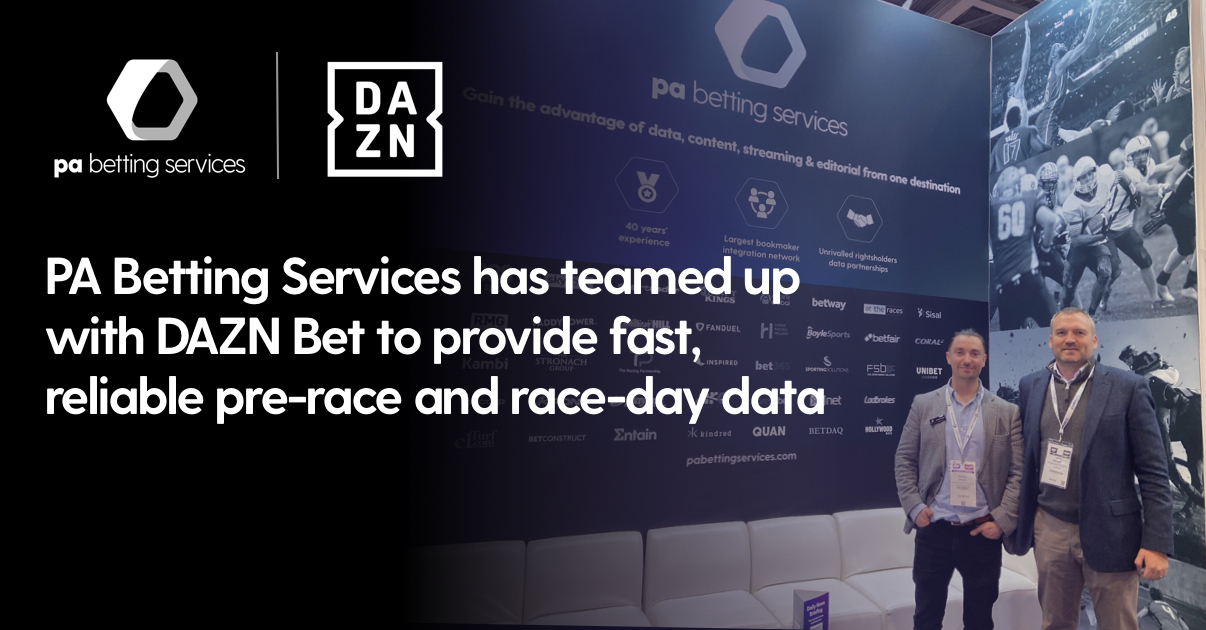 PA Betting Services has teamed up with DAZNBET to provide fast, reliable pre-race and race-day data