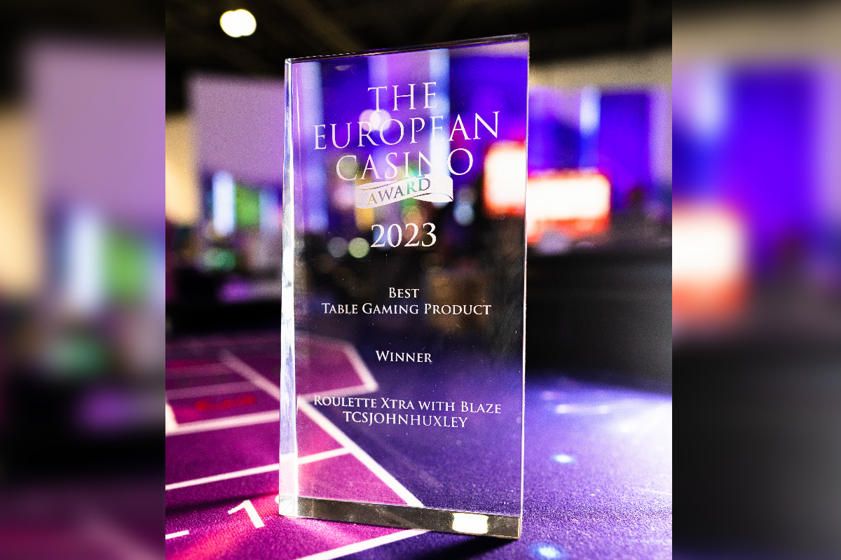 TCSJOHNHUXLEY wins Best Table Game Product at The European Casino Awards 2023