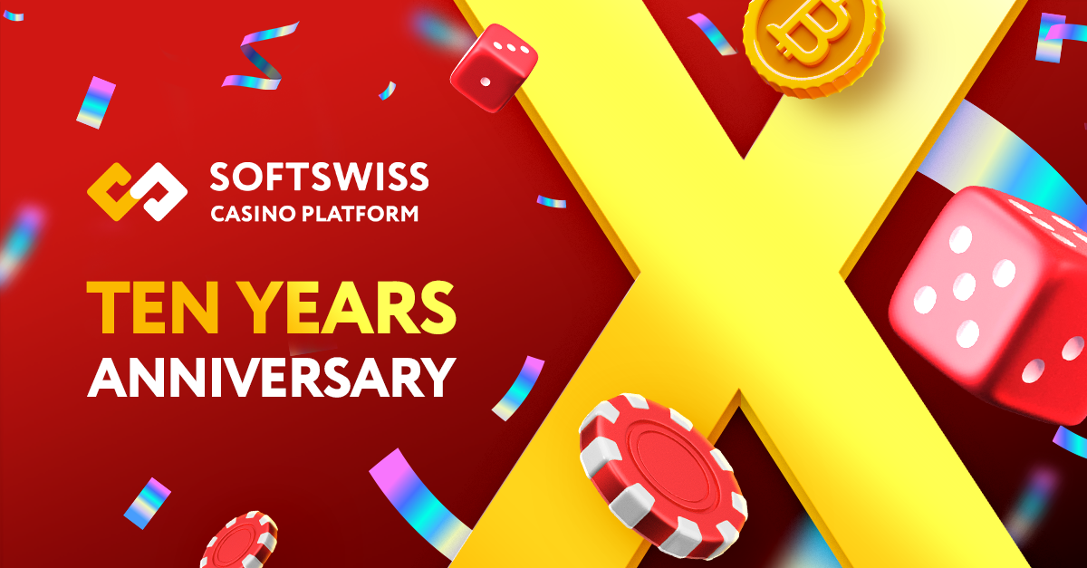 SOFTSWISS Casino Platform 10th Anniversary