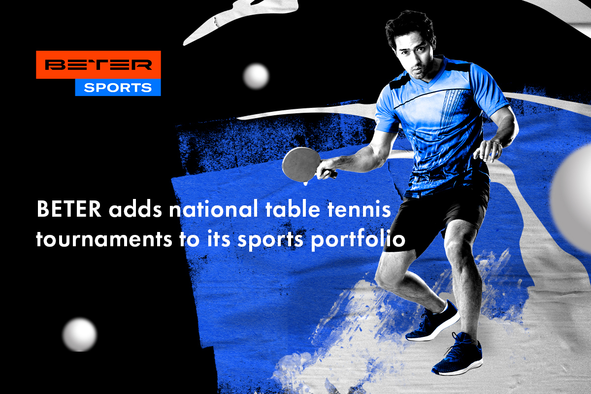 BETER expands its sports portfolio with national table tennis tournaments