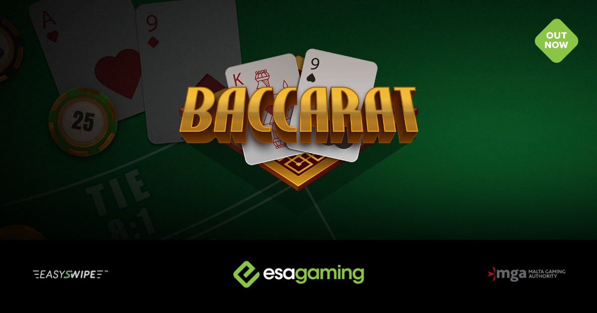 ESA Gaming bolsters EasySwipe™ offering with Baccarat launch