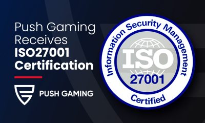 Push Gaming receives ISO27001 award