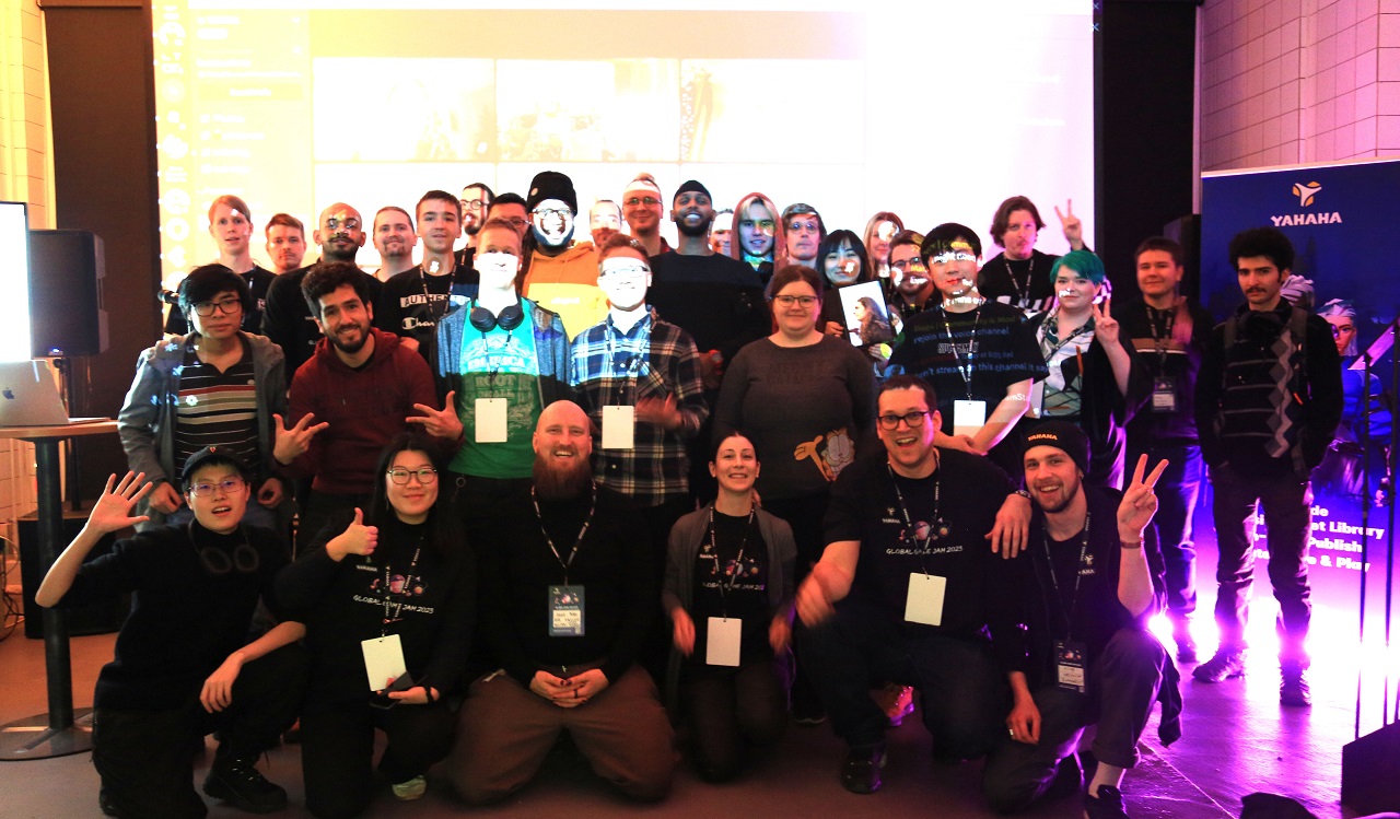 YAHAHA hosts Finland’s largest Global Game Jam Hybrid-Site with over 100 jammers creating on its platform