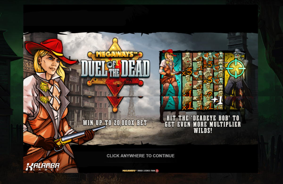 Sheriffs face off with zombies in Kalamba Games’ Megaways™ Duel Of The Dead