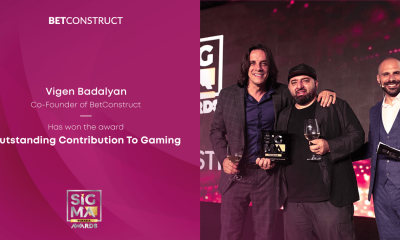 Co-Founder of BetConstruct, Vigen Badalyan, Wins Outstanding Contribution to Gaming Award at SIGMA Eurasia