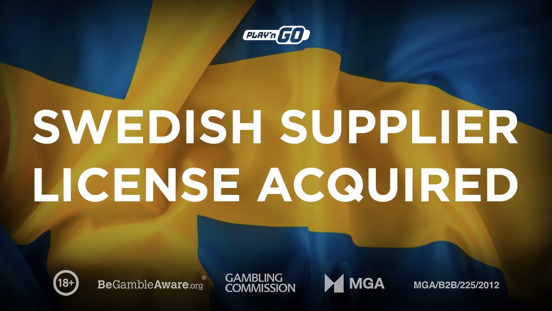 Play’n GO secures new Swedish supplier licence