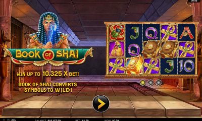 Join the Egyptian god of luck in Book of Shai from Swintt