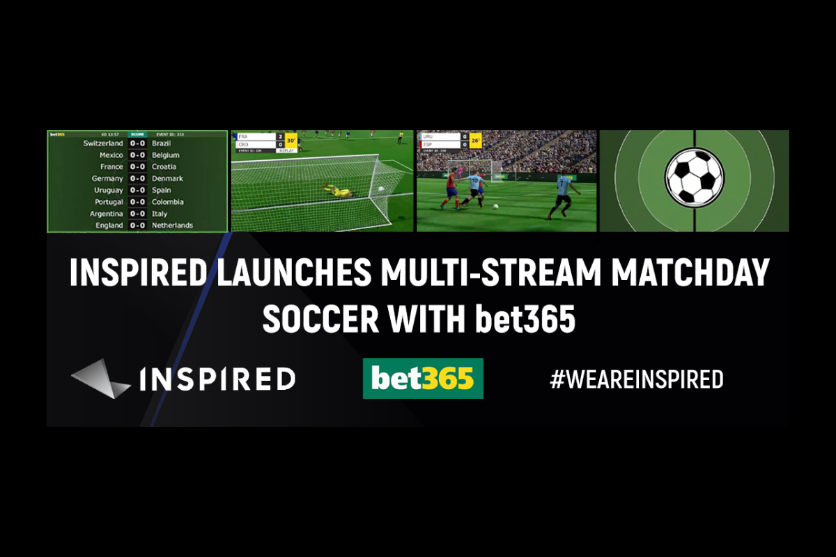 INSPIRED LAUNCHES MULTI-STREAM MATCHDAY SOCCER WITH bet365