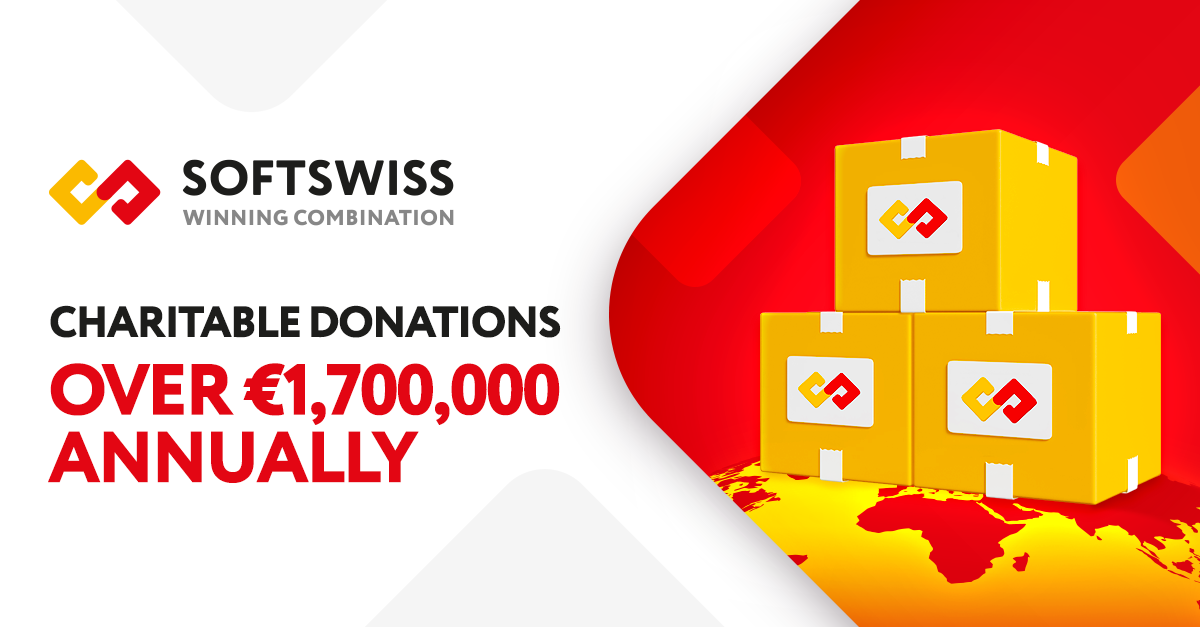 €1,700,000+ Annually: SOFTSWISS Shares its Charitable Donations