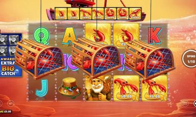 Pots of fun ahoy in Blueprint Gaming’s latest fishing-themed slot Crabbin’ For Cash Extra Big Catch Jackpot King
