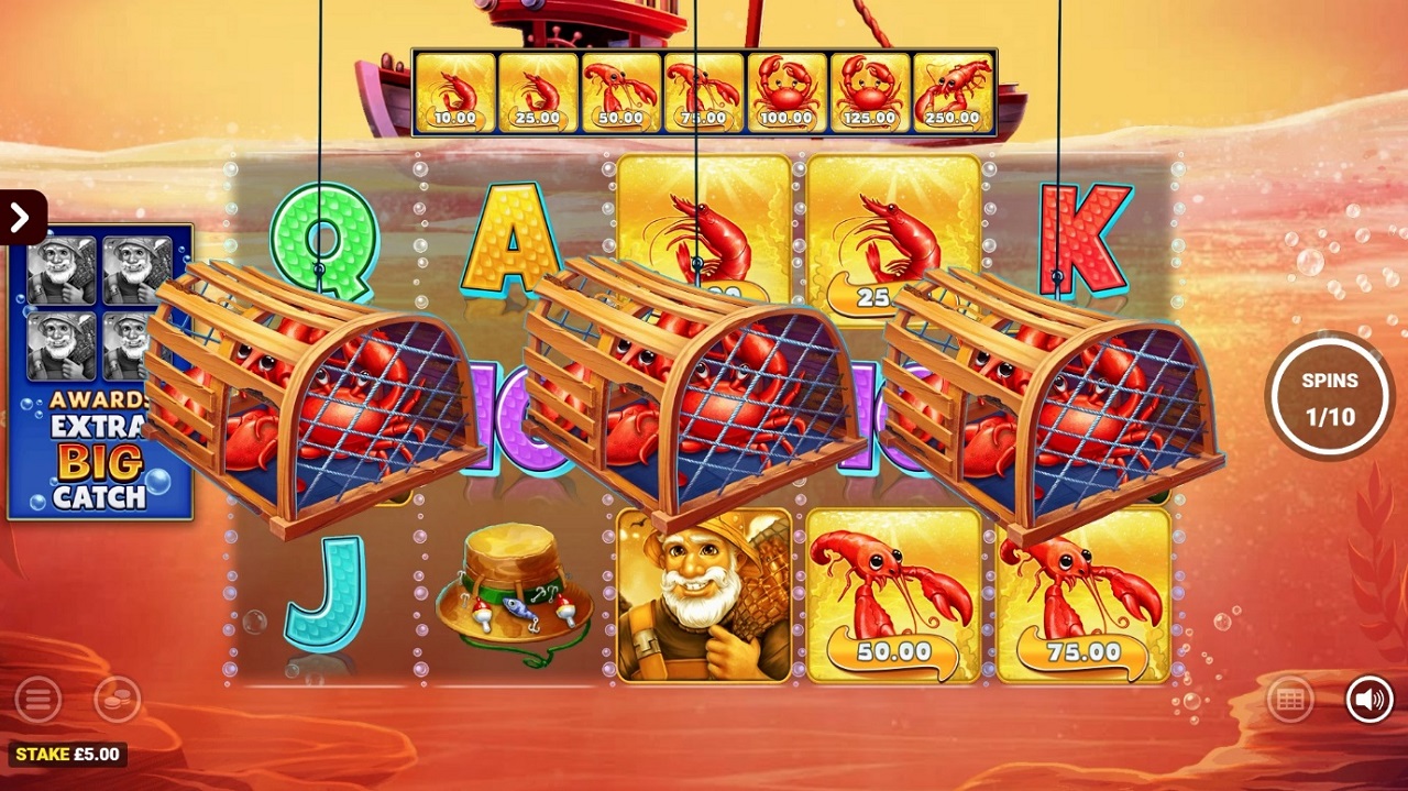 Pots of fun ahoy in Blueprint Gaming’s latest fishing-themed slot Crabbin’ For Cash Extra Big Catch Jackpot King