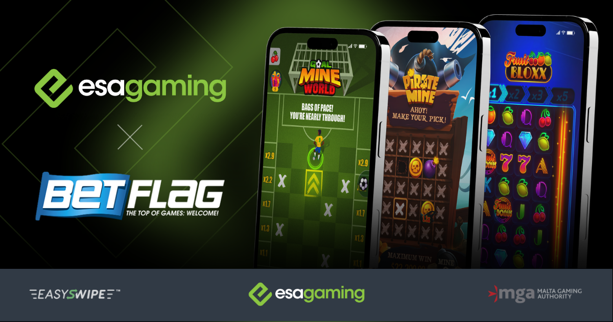 ESA Gaming takes exciting games offering live with BetFlag in Italy