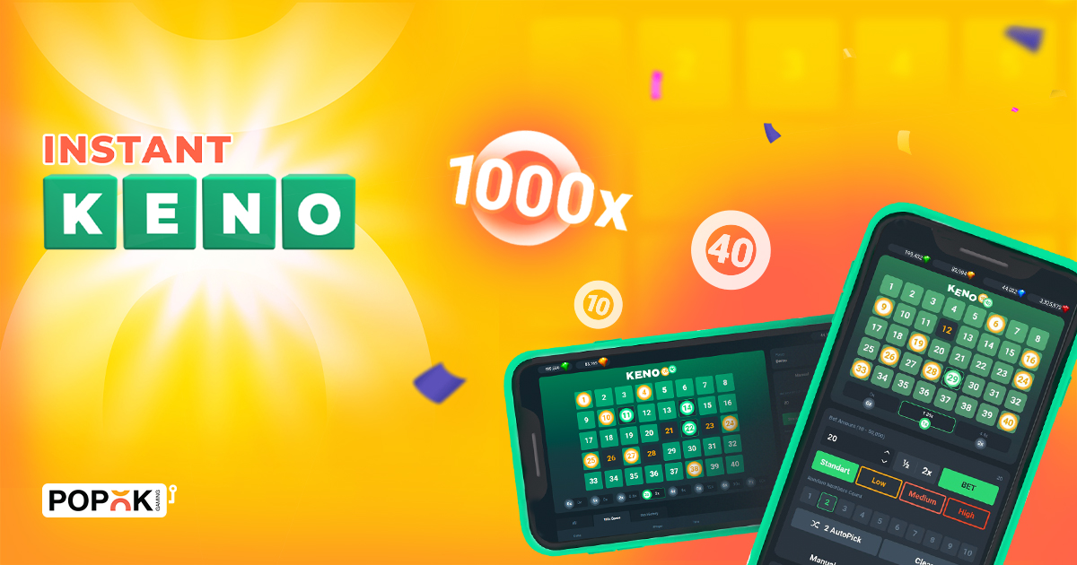 PopOK Gaming announced the release of its newest Instant Keno