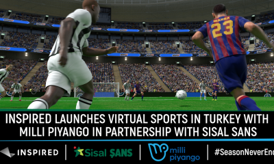 INSPIRED LAUNCHES VIRTUAL SPORTS ONLINE IN TURKEY WITH MILLI PIYANGO IN PARTNERSHIP WITH SISAL SANS