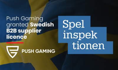 Push Gaming granted Swedish B2B supplier licence