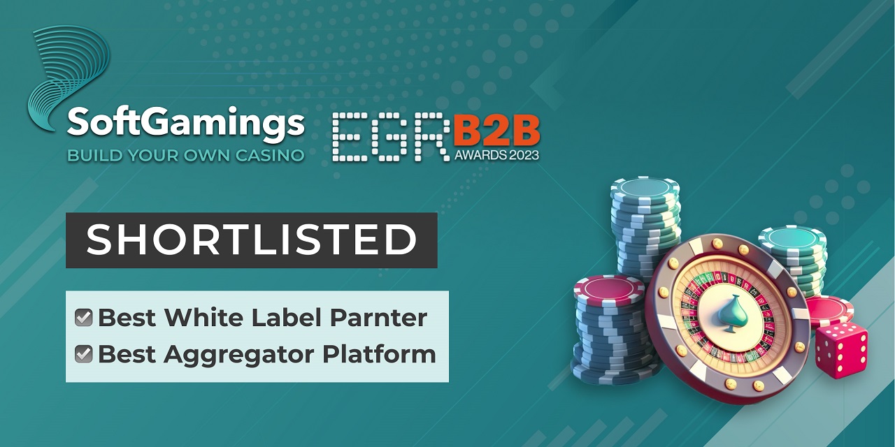 EGR B2B Awards 2023: SoftGamings Shortlisted as Best White Label Partner and Best Aggregator Platform