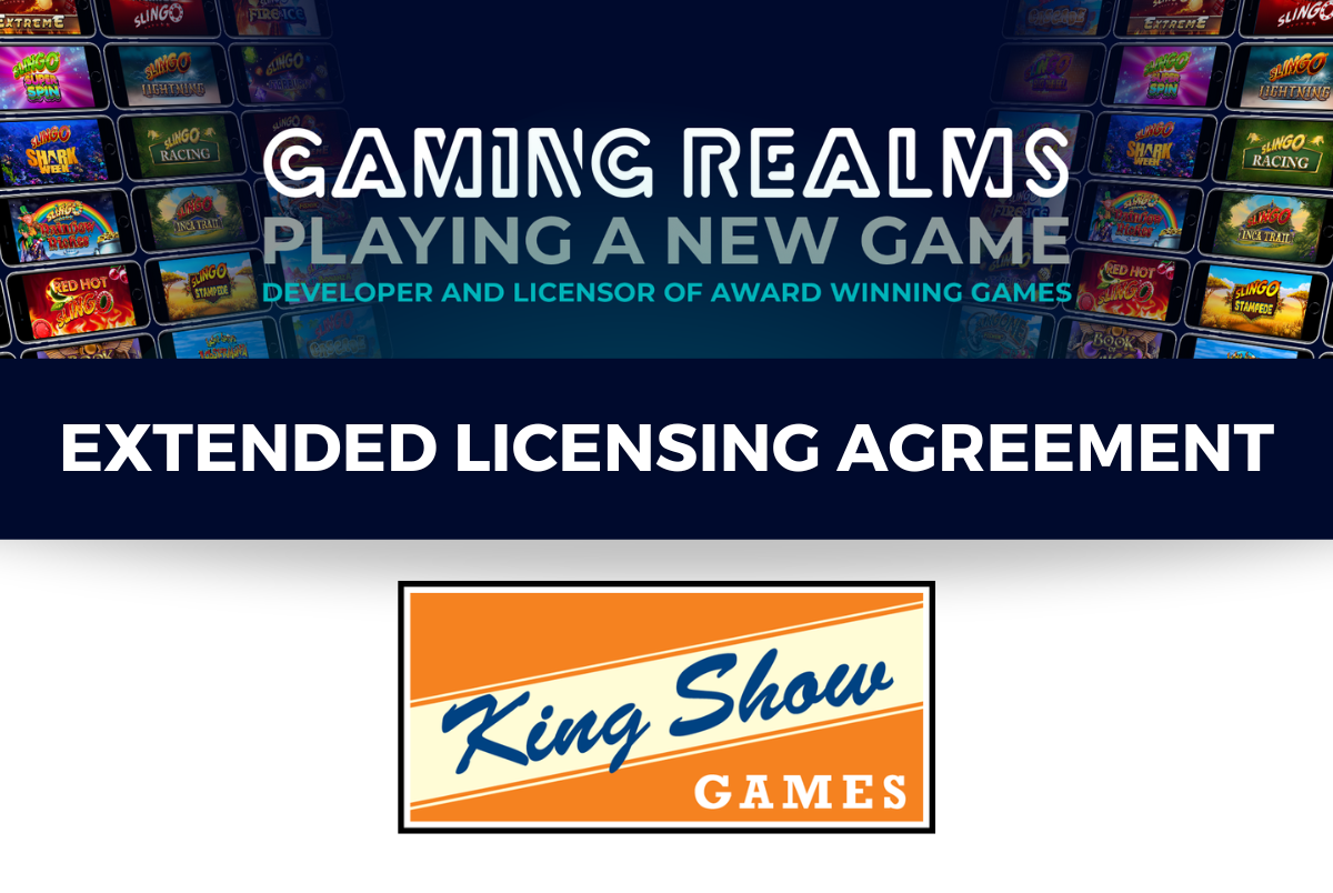 Gaming Realms extends agreement with King Show Games