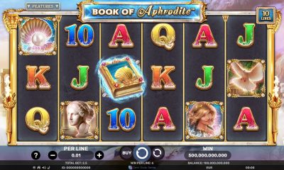 Spinomenal releases the beautiful Book of Aphrodite - The Golden Era slot