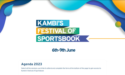 One week to go until Kambi’s Festival of Sportsbook