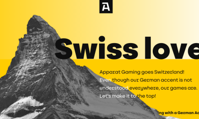 Apparat Gaming goes Switzerland with mycasino