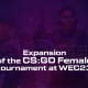 IESF Expands Female’s CS:GO Tournament for 2023 World Esports Championships