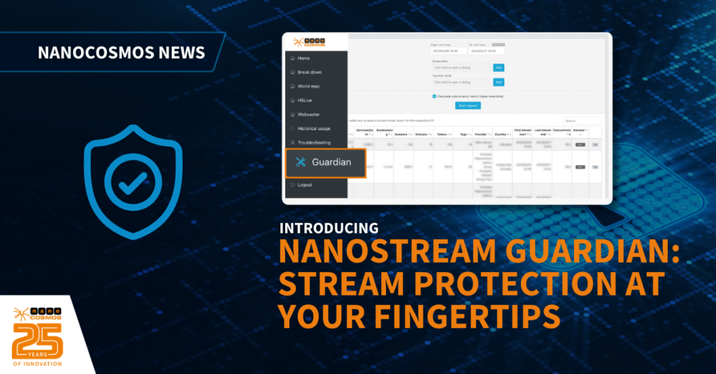 nanocosmos launches new security feature for content providers to shield their interactive live streams against illegal activities