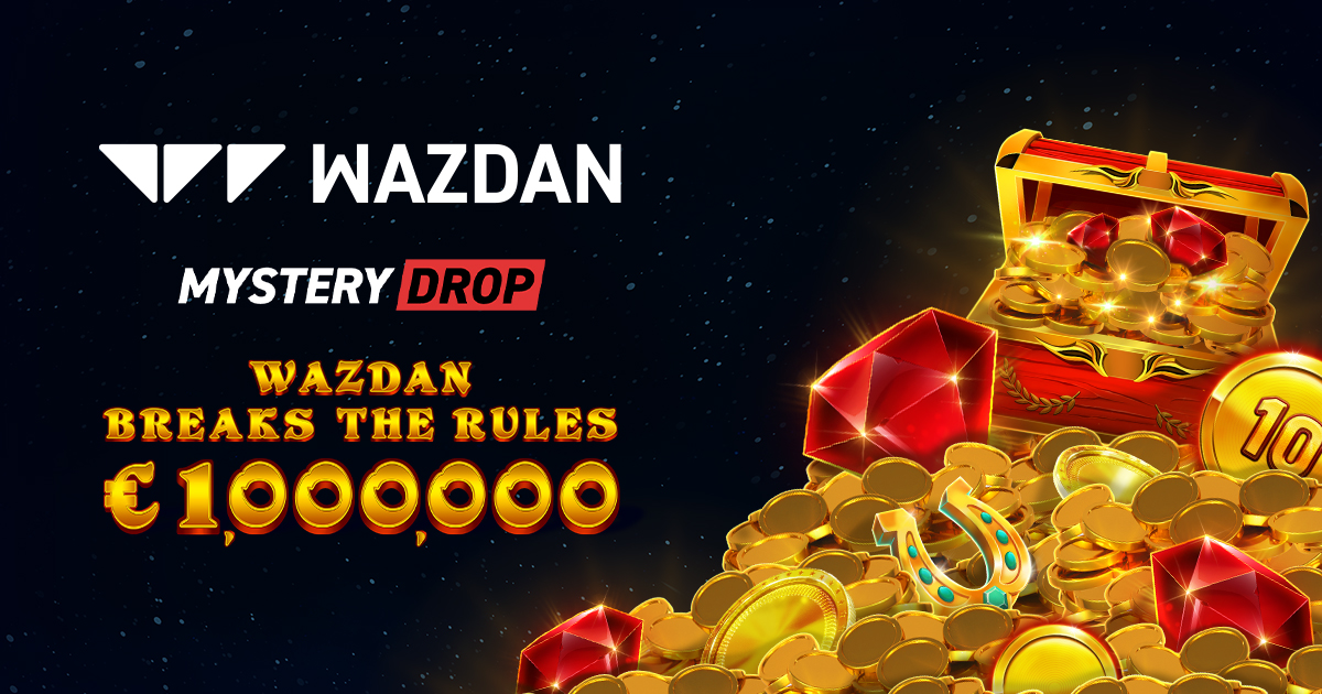 Wazdan launches its biggest-ever Mystery Drop network promotion with €1,000,000 prize pool!