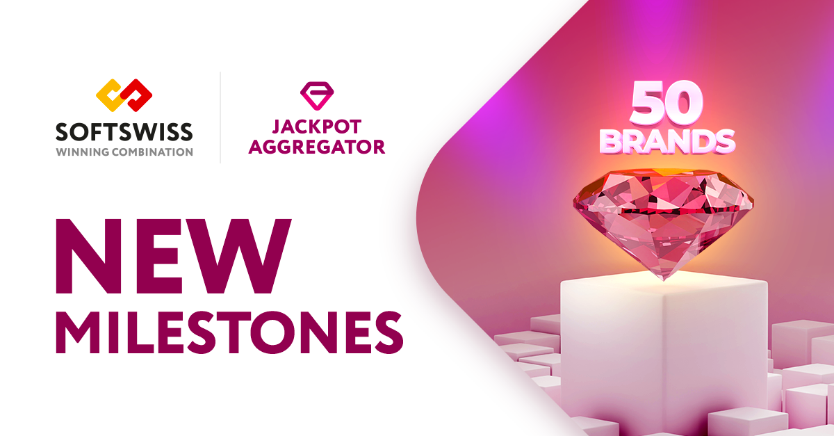 Milestone Achievement: SOFTSWISS Jackpot Aggregator Elevates 50 Online Casino Brands to New Heights