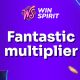 WinSpirit player hit almost max multiplier in the Gold Mania slot from Gamzix