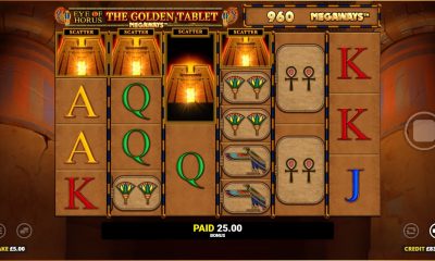 Blueprint Gaming’s Eye of Horus The Golden Tablet Megaways™ sees upgraded Egyptian classic slot action