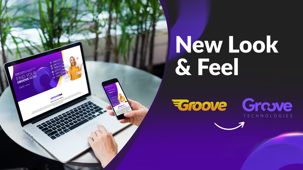 Groove relaunch brand with new technology tools and website