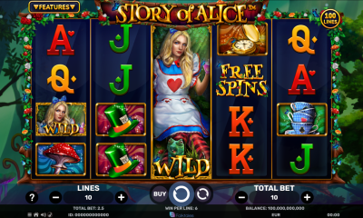 Spinomenal premieres latest slots adventure - Story of Alice