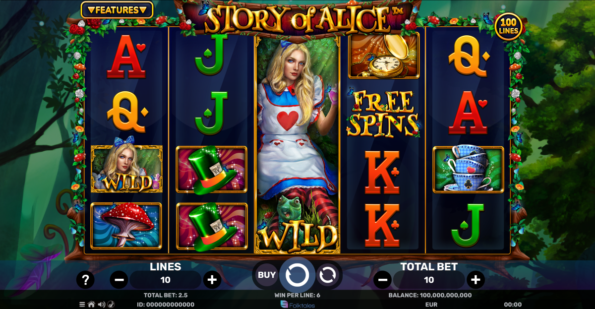 Spinomenal premieres latest slots adventure - Story of Alice