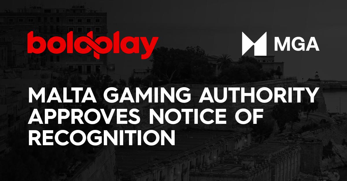 Boldplay Gains Notice of Recognition from MGA